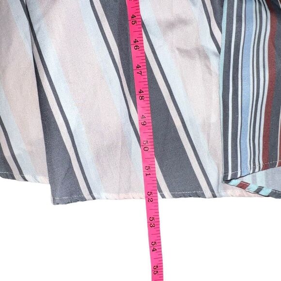 Beulah Striped Maxi Fit & Flare Swing Dress Size Small - Picture 8 of 9